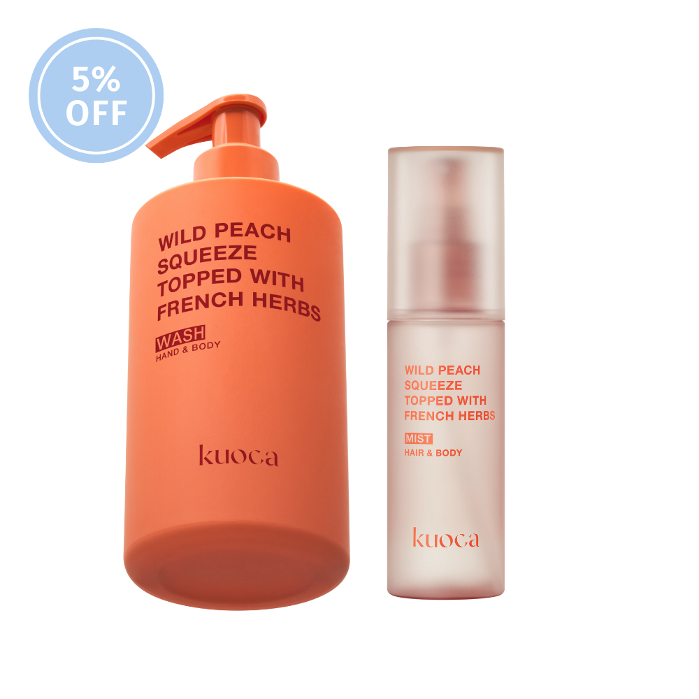 WILD PEACH HAND&BODY WASH_FRAGRANCE MIST SET – kuoca(クオカ) 日本