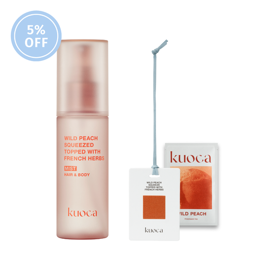WILD PEACH FRAGRANCE MIST&TAG SET