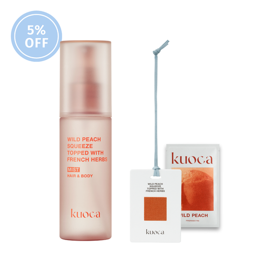 WILD PEACH FRAGRANCE MIST&TAG SET
