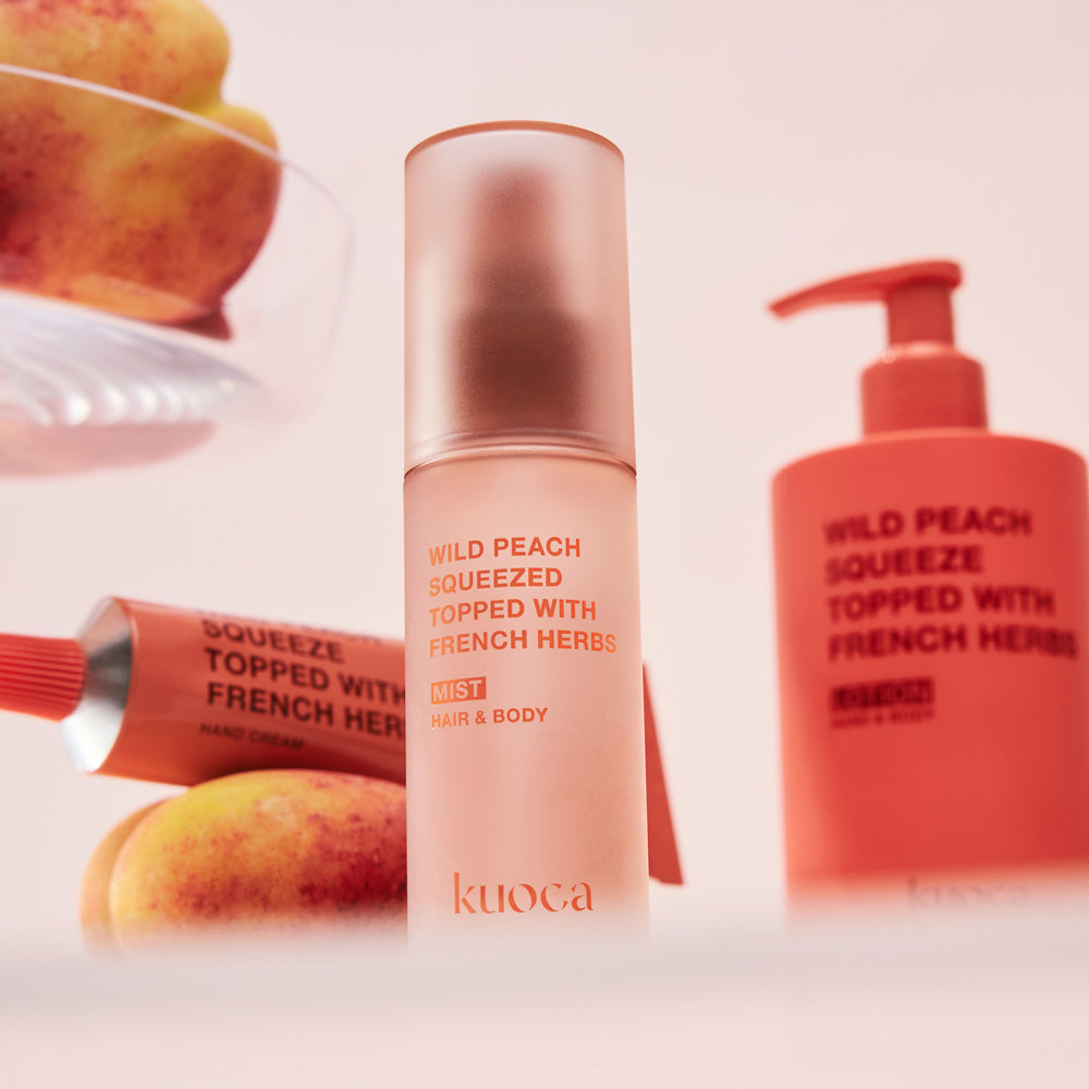 WILD PEACH WASH＆LOTION HAND CREAM FRAGRANCE MIST 4TYPES SET