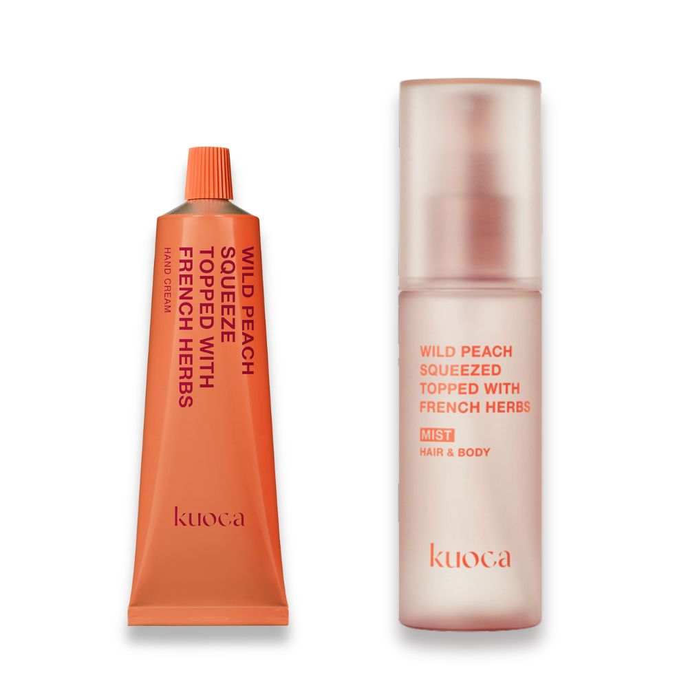 WILD PEACH FRAGRANCE MIST & HAND CREAM MINI SET – kuoca(クオカ