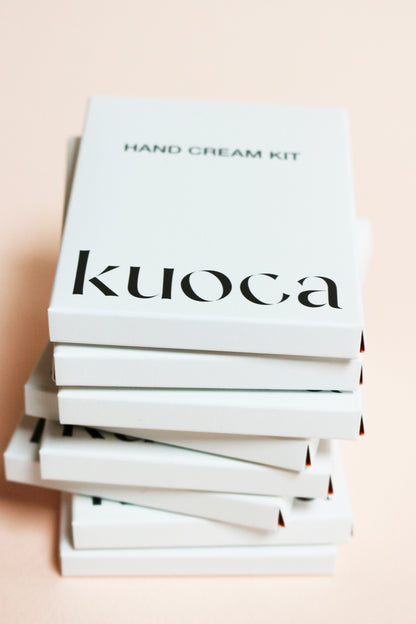 【送料無料】kuoca EPICURE BLENDS Hand cream KIT