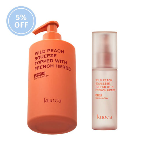 WILD PEACH HAND&BODY WASH_FRAGRANCE MIST SET