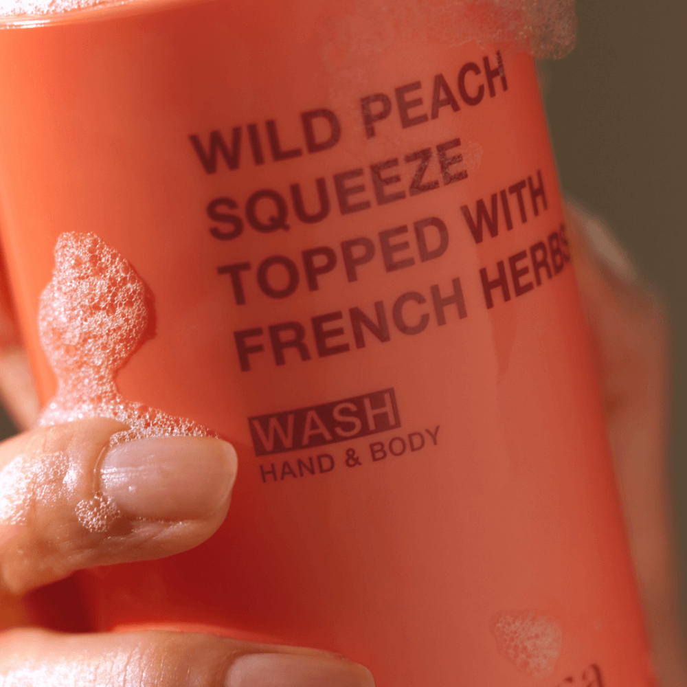 WILD PEACH HAND&BODY WASH | kuoca(クオカ) 日本公式オンラインストア WILD PEACH HAND&BODY WASH | kuoca(クオカ) 日本公式オンラインストア